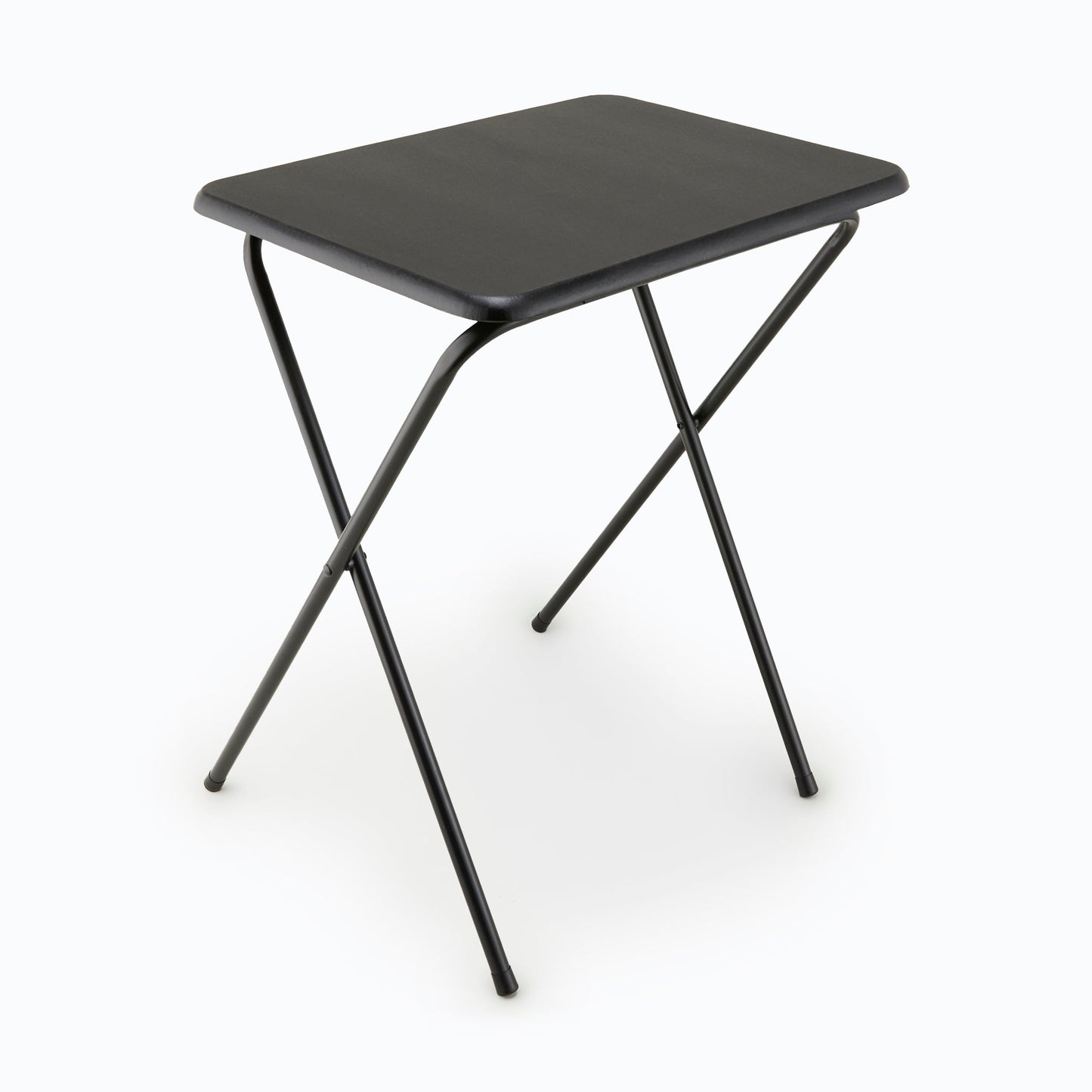 At Home Black Folding Tray Table