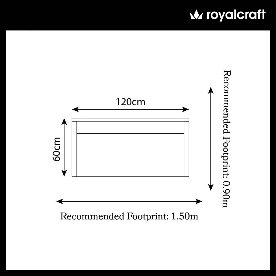 Royalcraft Napoli 2 Seater Garden Bench