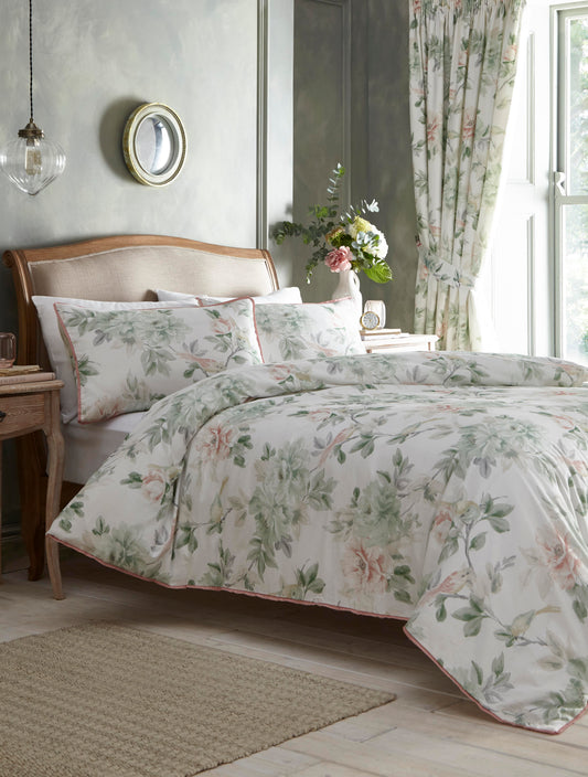 Appletree Heritage Green Campion Duvet Cover Set