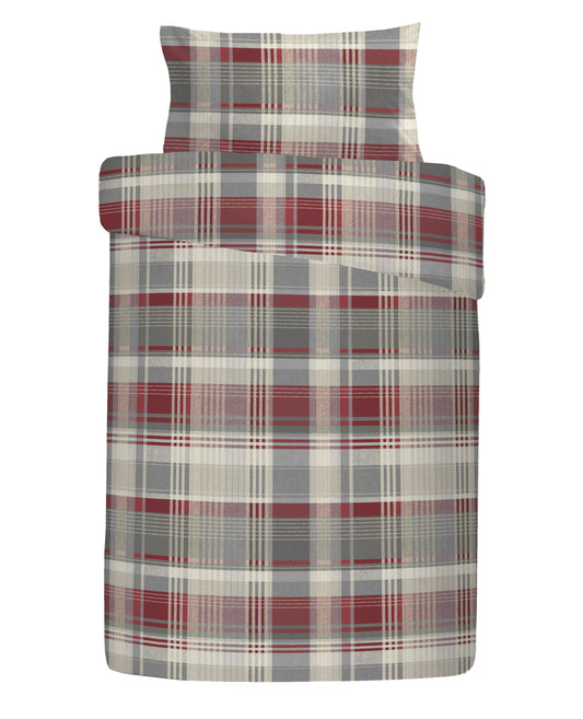 Appletree Hygge Connolly Red Duvet Cover Set