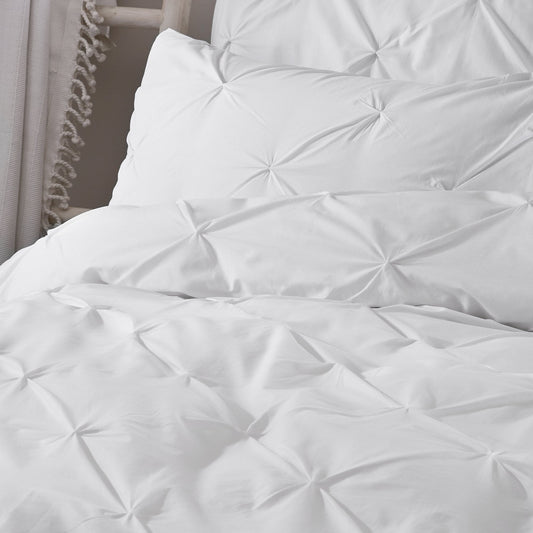 Serene Lara White Duvet Cover Set