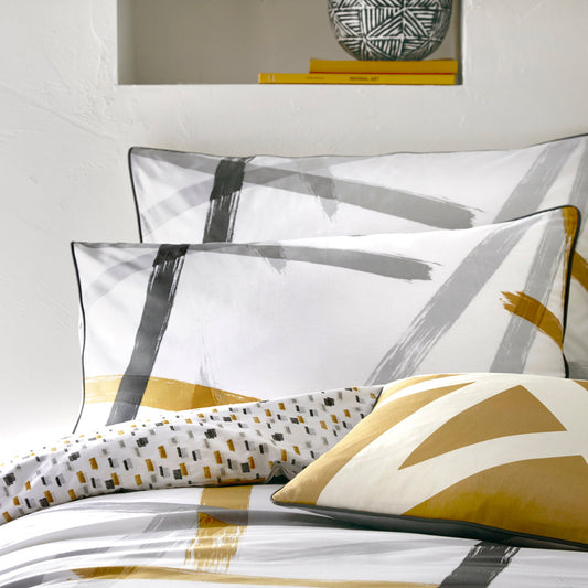 Appletree Style Leda Grey Duvet Cover Set