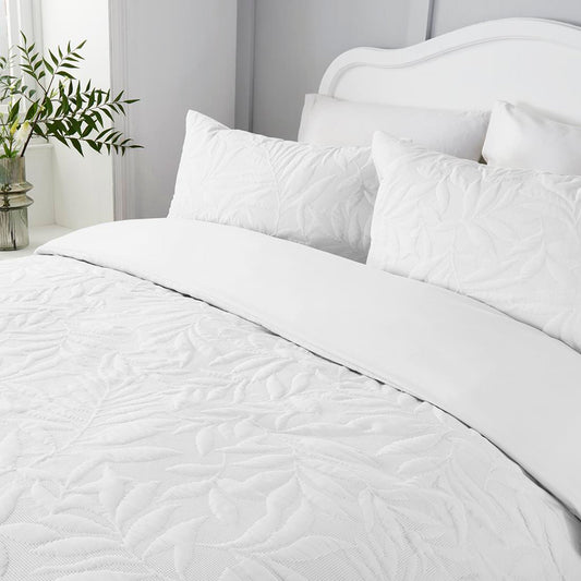Serene Luana White Duvet Cover Set