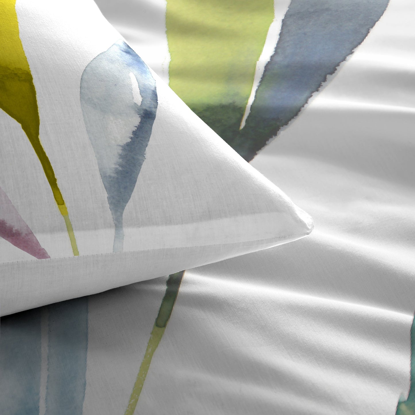 Appletree Style Multi Coloured Pollensa Duvet Cover Set