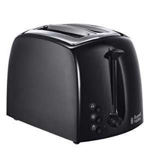 Russell Hobbs Black Textures 2 Slice Toaster