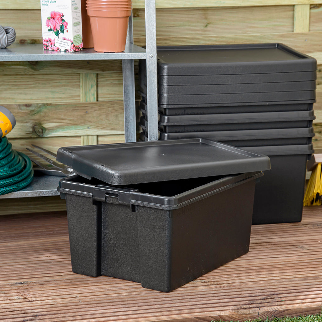 Pack of 5 Wham Bam 16L Heavy Duty Recycled Box with Lid