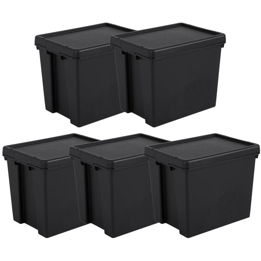 Pack of 5 Wham Bam 24L Heavy Duty Recycled Box with Lid