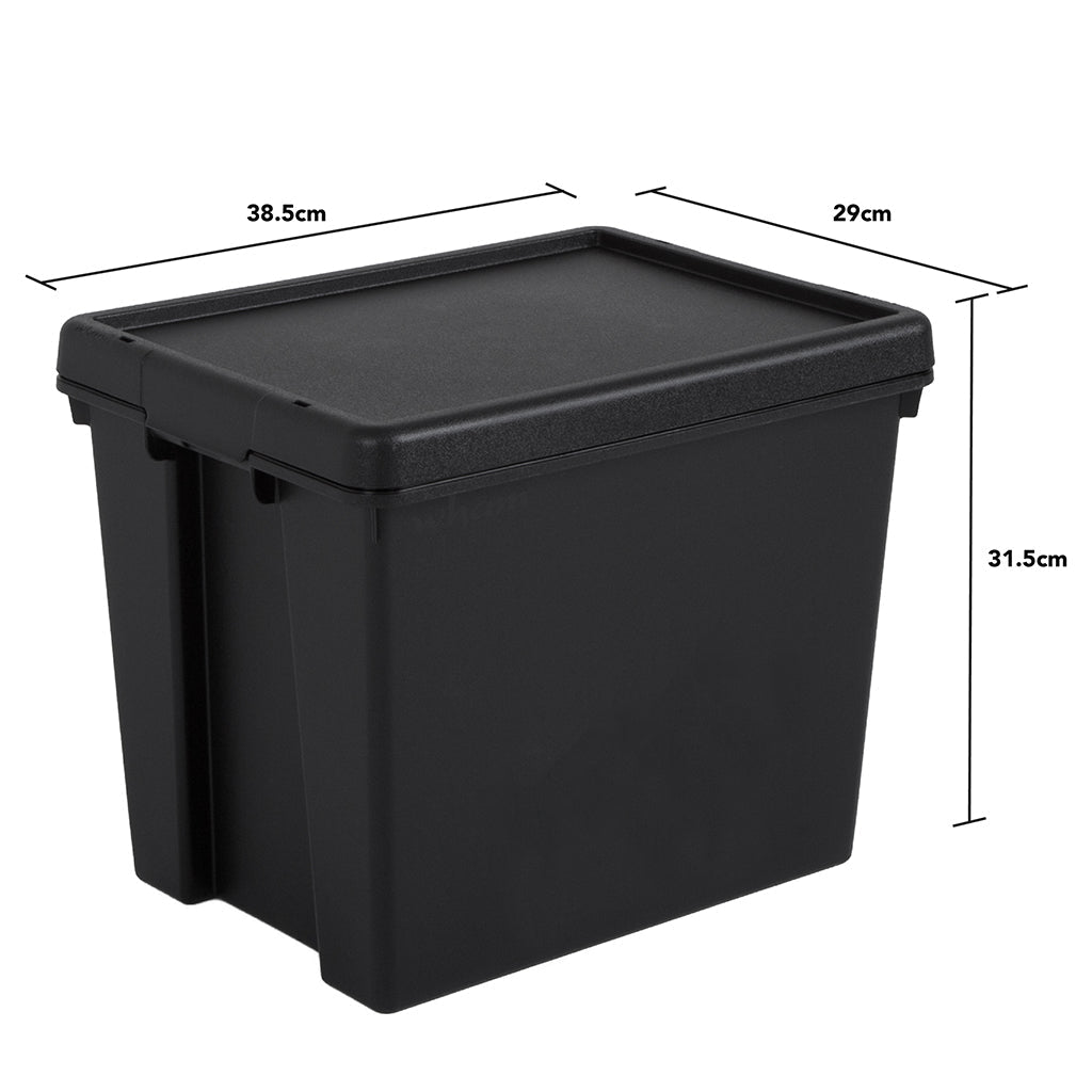 Pack of 5 Wham Bam 24L Heavy Duty Recycled Box with Lid