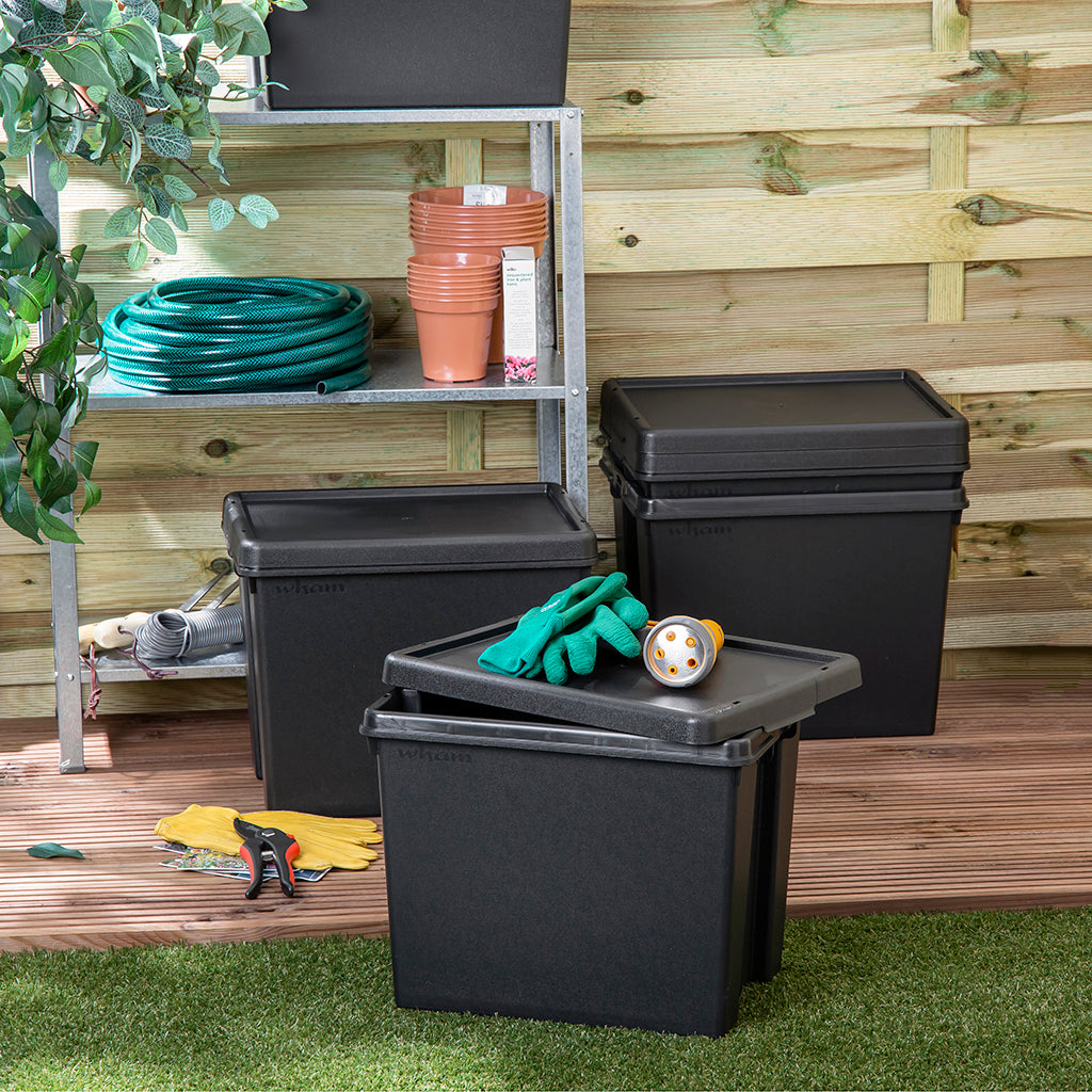 Pack of 5 Wham Bam 24L Heavy Duty Recycled Box with Lid