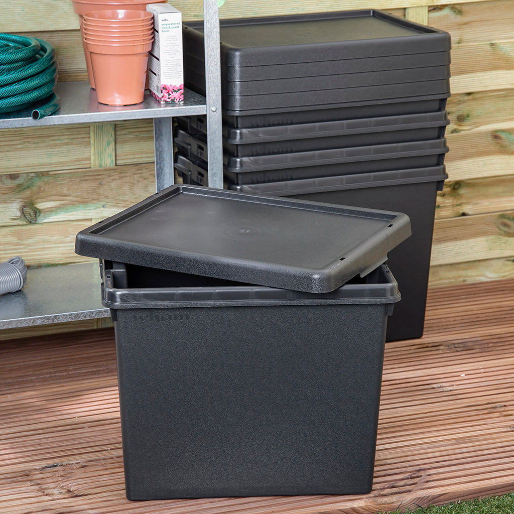 Pack of 5 Wham Bam 24L Heavy Duty Recycled Box with Lid