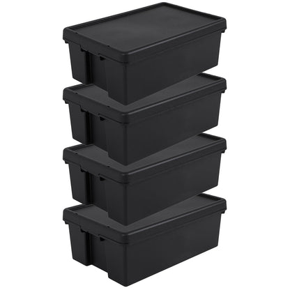 Pack of 4 Wham Bam 36L Heavy Duty Recycled Box with Lid