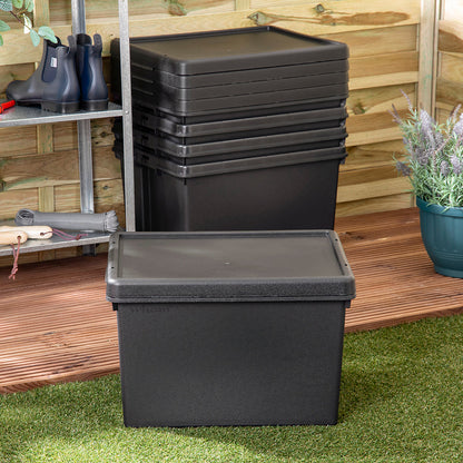 Pack of 5 Wham Bam 45L Heavy Duty Recycled Box with Lid