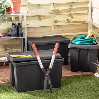 Pack of 3 Wham Bam 62L Heavy Duty Recycled Box with Lid