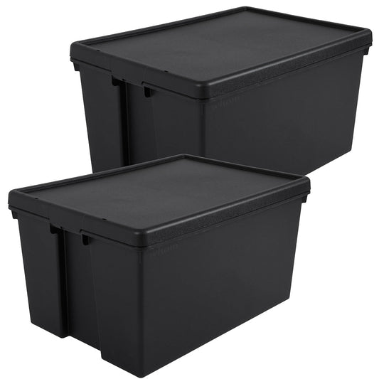 Pack of 2 Wham Bam 96L Heavy Duty Recycled Box with Lid