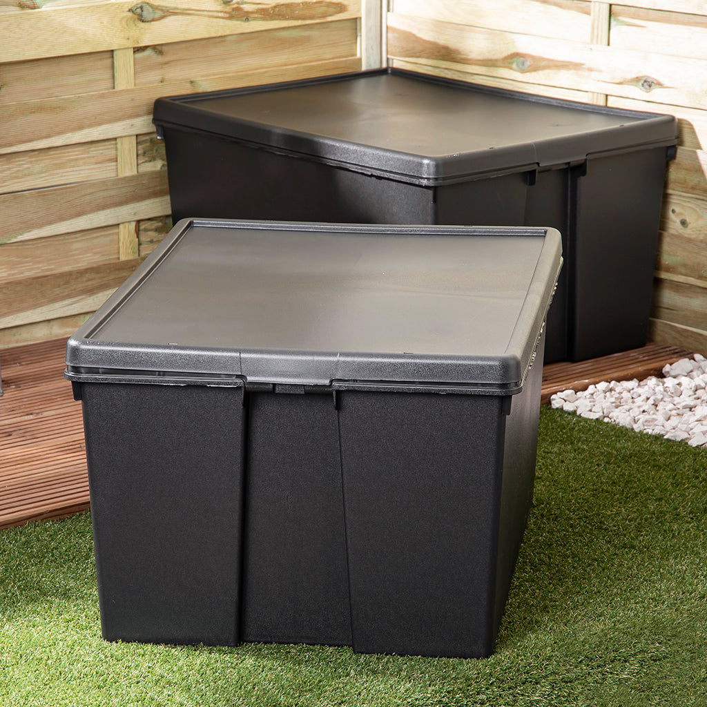 Pack of 2 Wham Bam 150L Heavy Duty Recycled Box with Lid