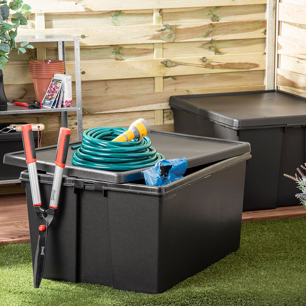 Pack of 2 Wham Bam 150L Heavy Duty Recycled Box with Lid
