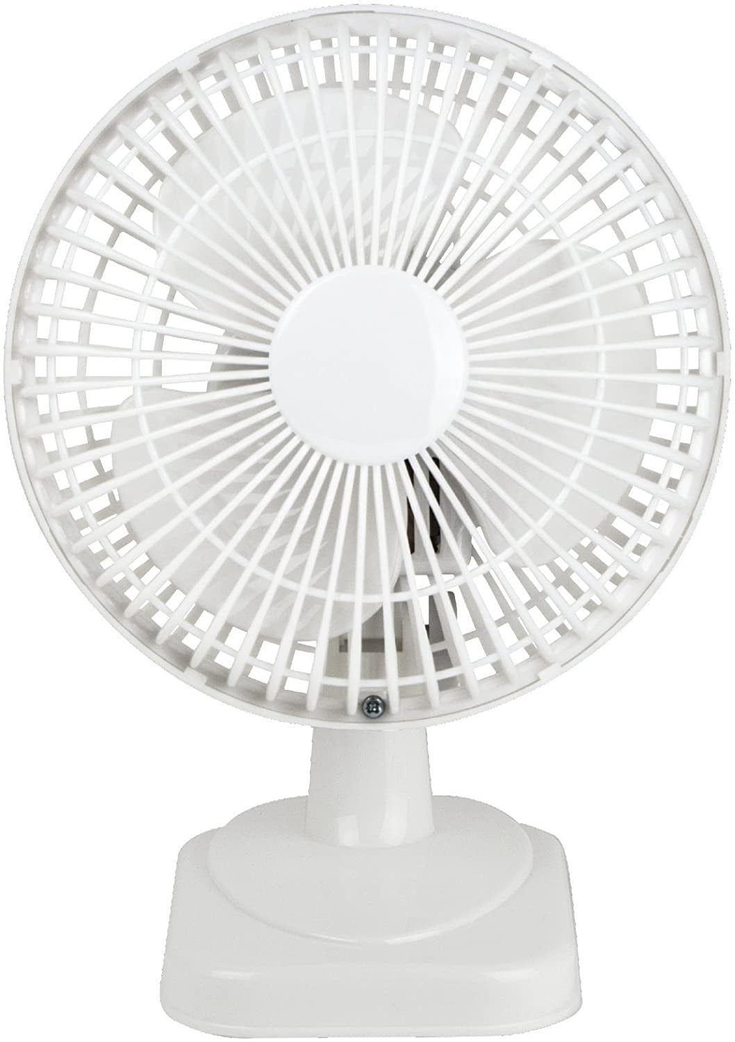Status 6 Inch White Desk Fan