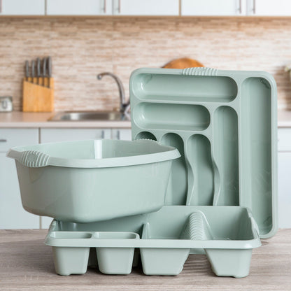 Casa Silver Sage 3 Piece Kitchen Set