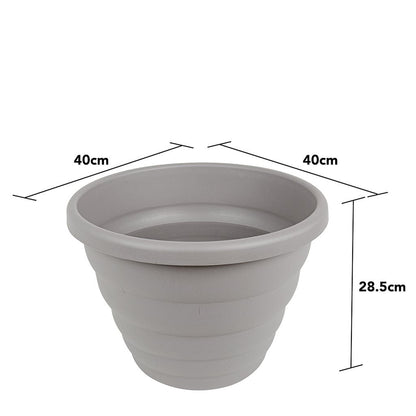 Beehive Set of 5 Grey 40cm Round Planter
