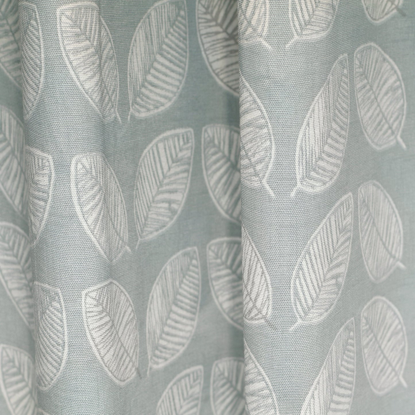 Fusion Delft Duck Egg Eyelet Curtains