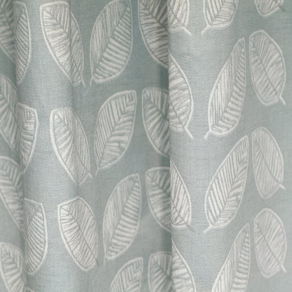 Fusion Delft Duck Egg Eyelet Curtains
