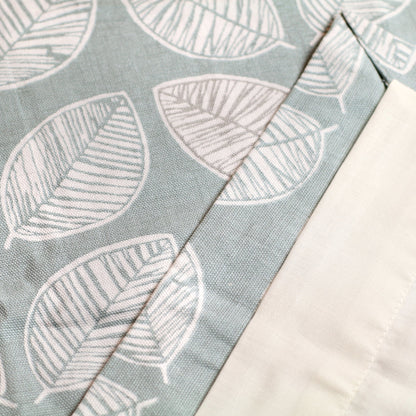 Fusion Delft Duck Egg Eyelet Curtains