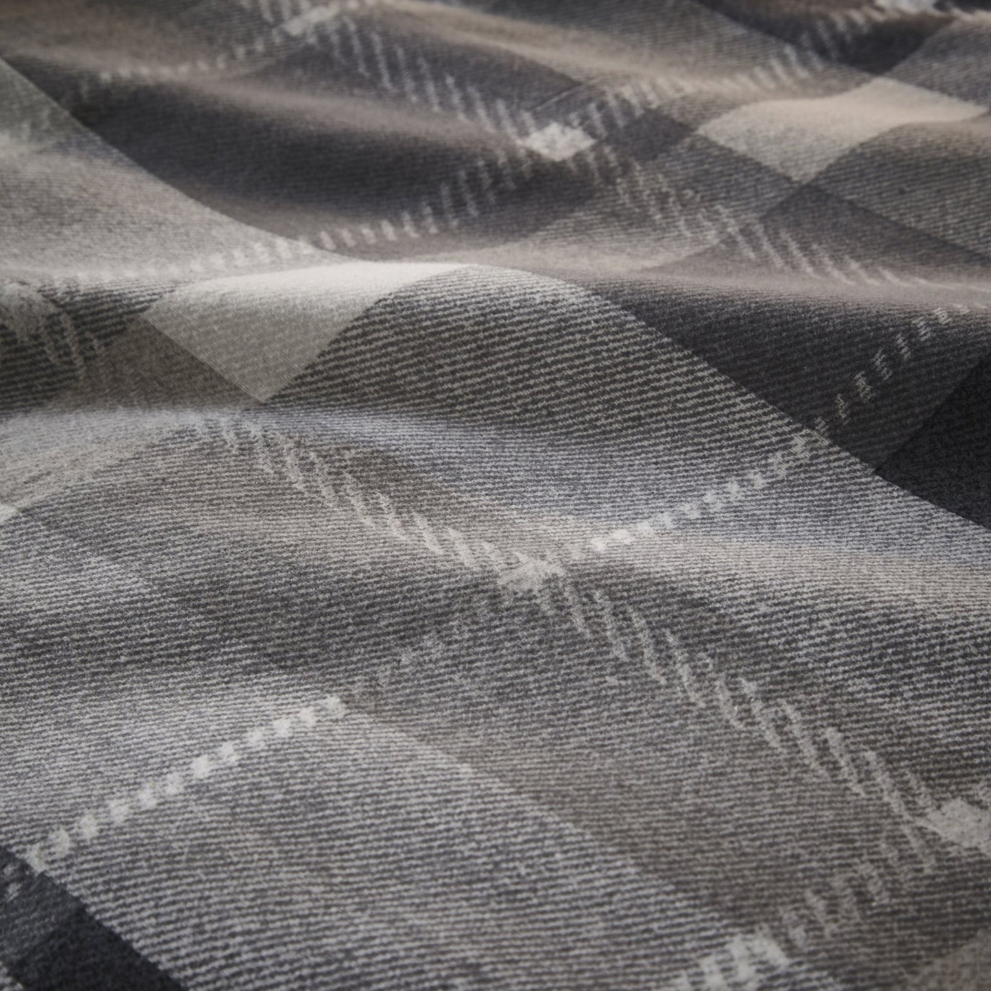 Dreams & Drapes Lodge Colville Grey Check Duvet Cover Set