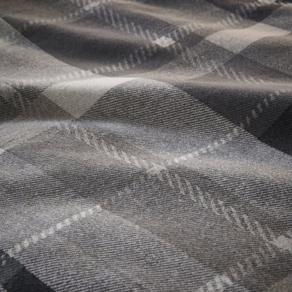 Dreams & Drapes Lodge Colville Grey Check Duvet Cover Set