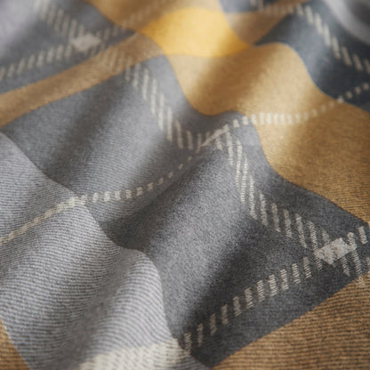 Dreams & Drapes Lodge Colville Check Duvet Cover Set - Ochre