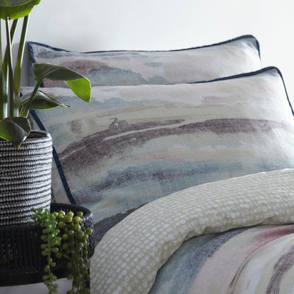 Appletree Loft Landscape Sea Foam Duvet Cover Set