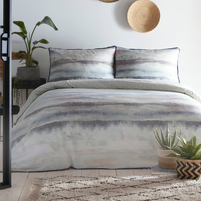 Appletree Loft Landscape Sea Foam Duvet Cover Set