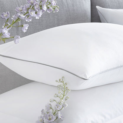 Appletree Boutique Piped White Duvet Cover Set