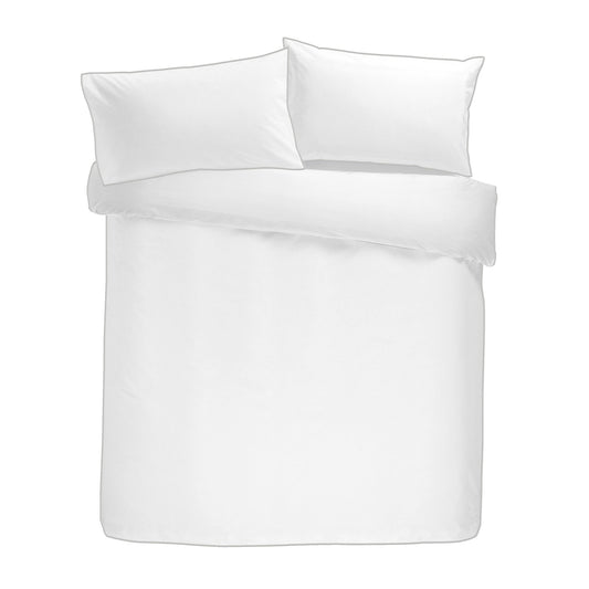 Appletree Boutique Piped White Duvet Cover Set