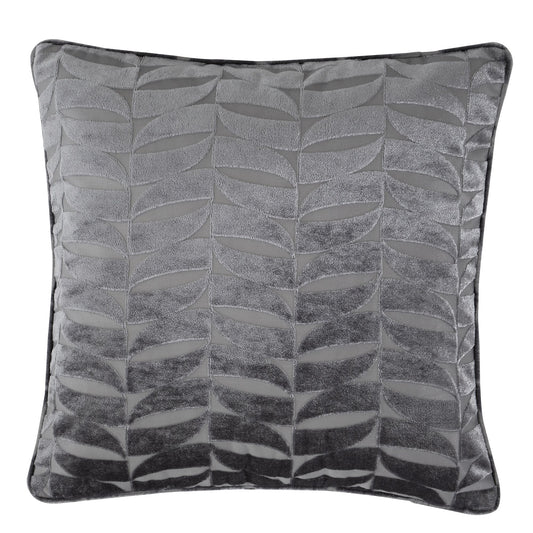 Curtina Kendal Charcoal Jacquard Cushion