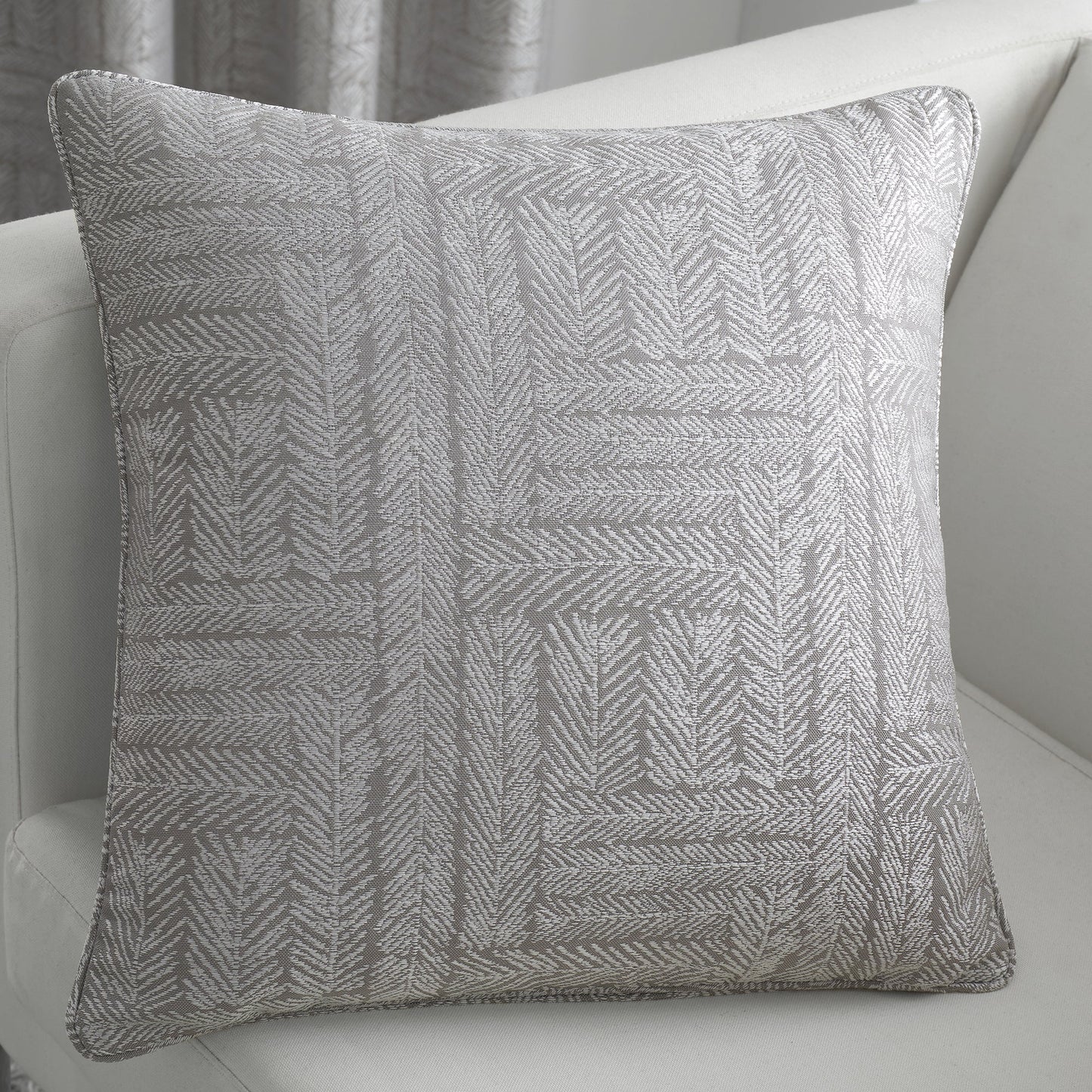 Curtina Lowe Jacquard Charcoal Cushion