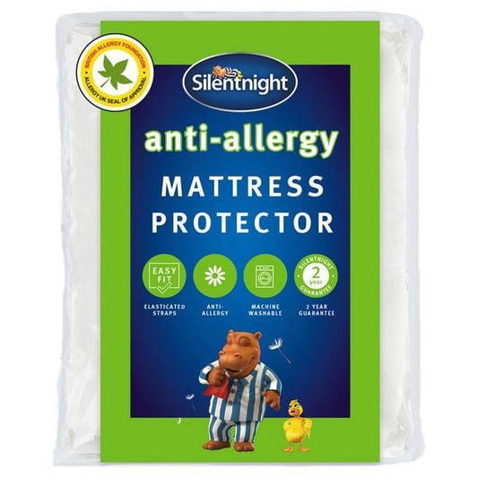 Silentnight Anti-Allergy Mattress Protector with Straps