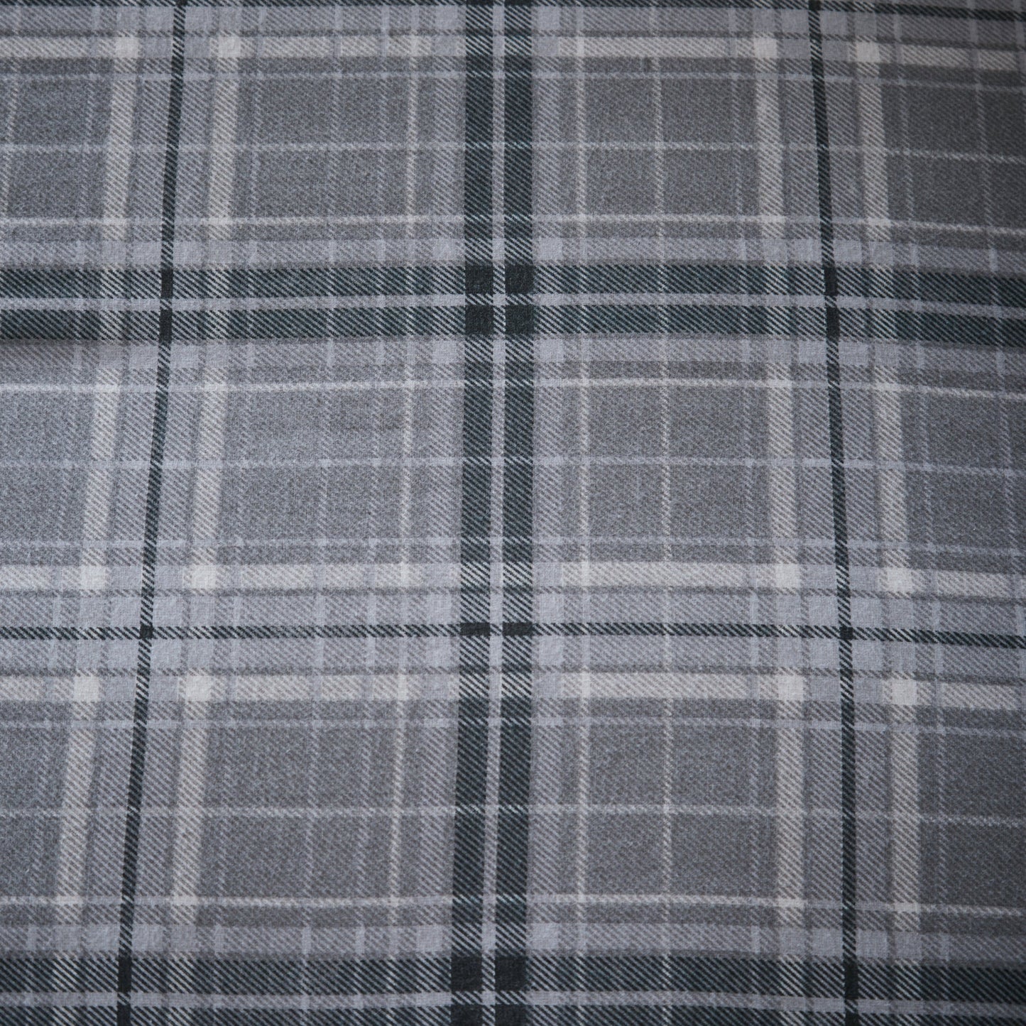 Dreams & Drapes Lodge Derwent Check Grey Duvet Cover Set