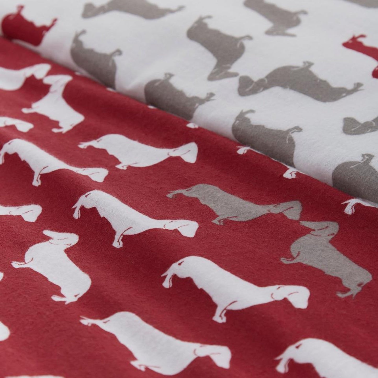 Fusion Snug Dudley Love Red Duvet Cover Set