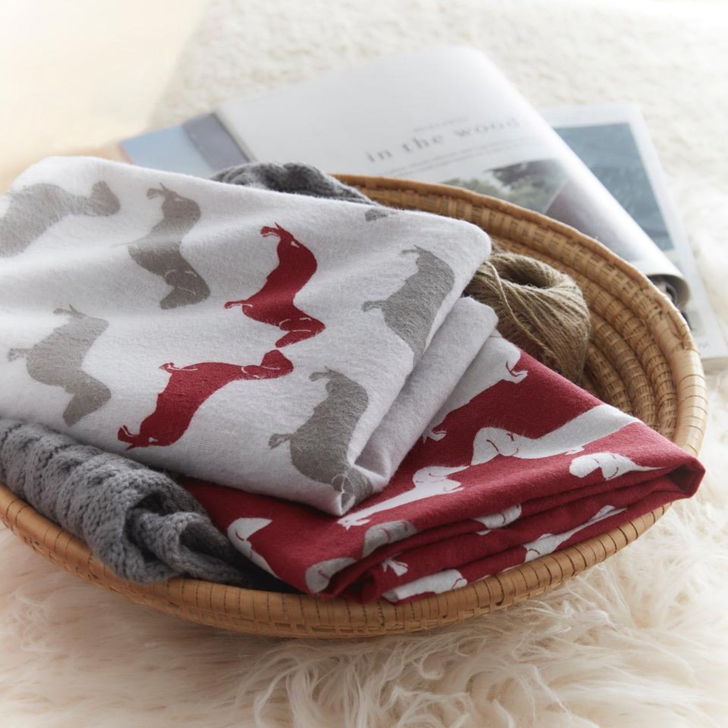 Fusion Snug Dudley Love Red Duvet Cover Set
