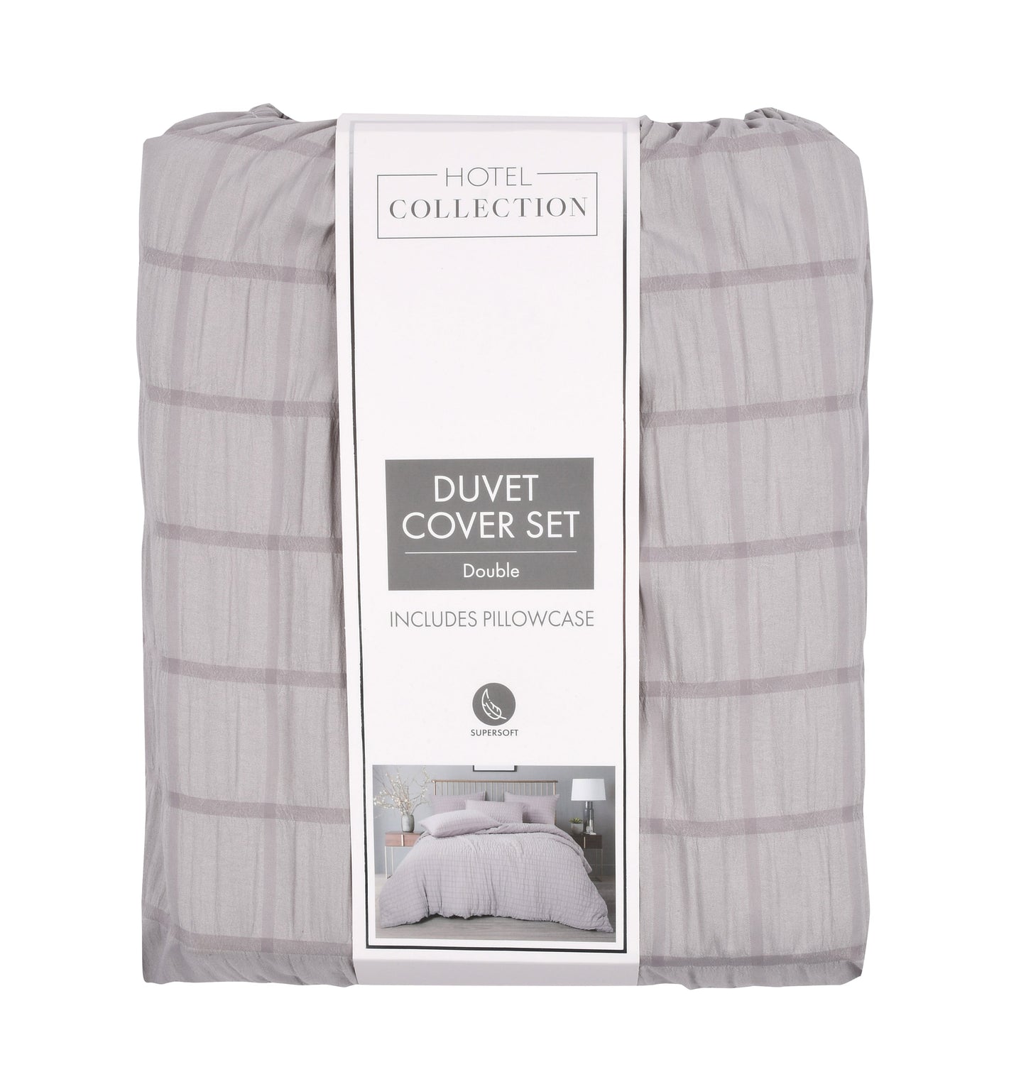 Hotel Collection Headset Seersucker Double Duvet Set
