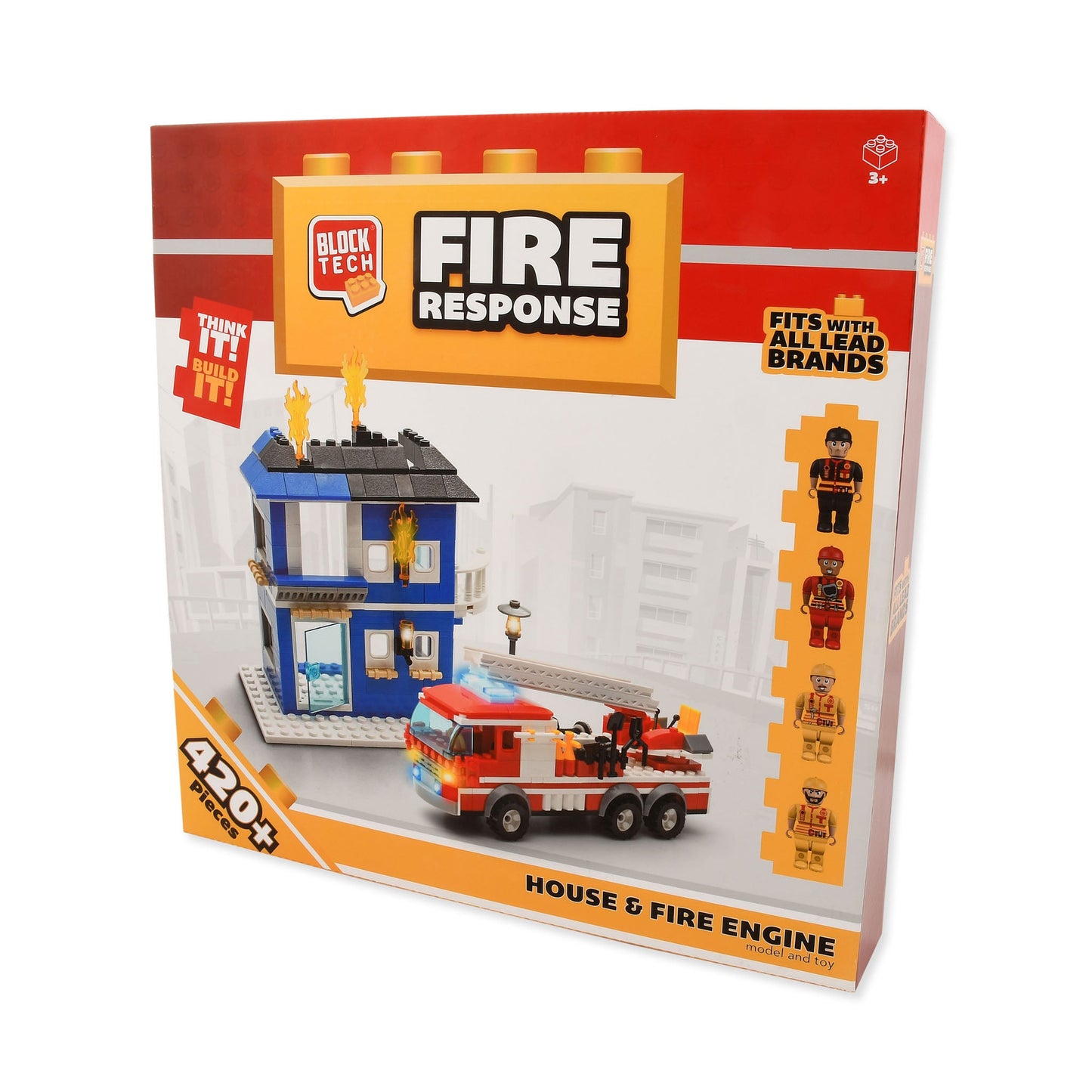 Block Tech Fire Station 420 Pieces