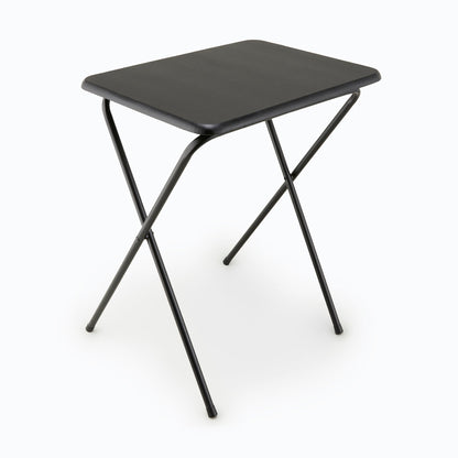 At Home Black Folding Tray Table
