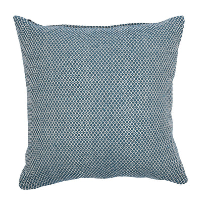 Diamond Blue Ikat Cushion