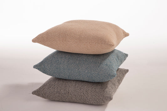 Diamond Blue Ikat Cushion