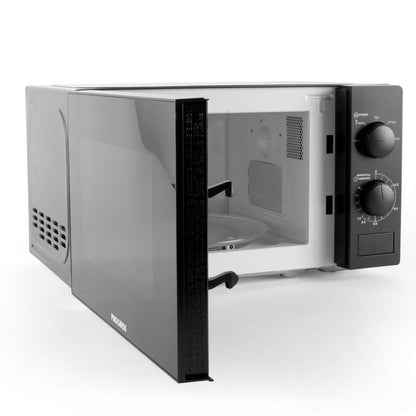 Progress Manual 700W Black Microwave