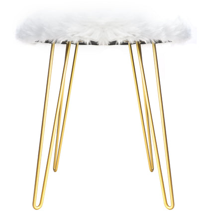Furry Foot Stool