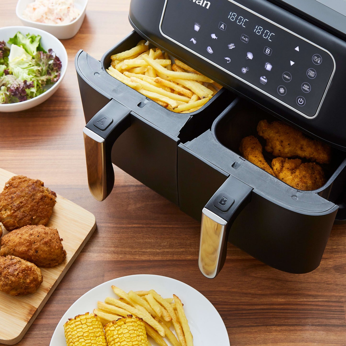 Swan 8L 13-in-1 Duo Air Fryer