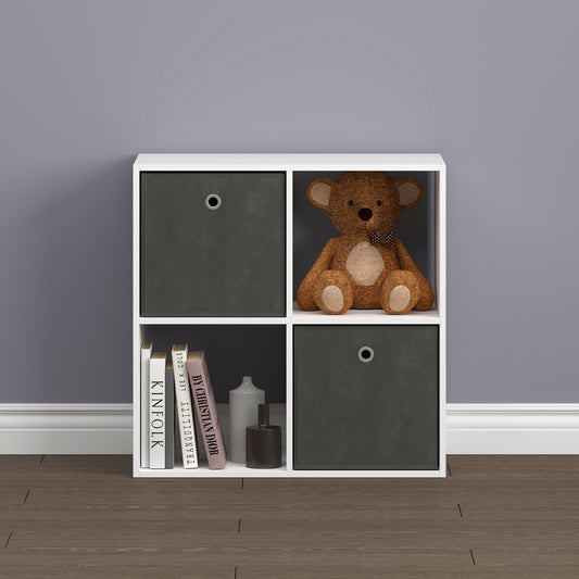 4 Cube Unit with 2 Storage Baskets
