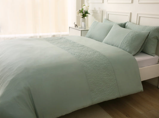 Sage Pinsonic Print Duvet Set