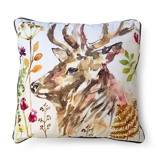 Stag Velvet Cushion